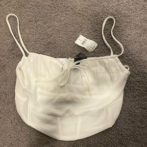 Windsor white crop top